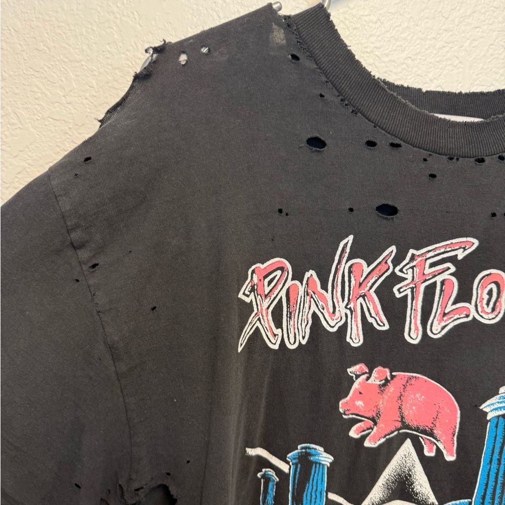 Daydreamer Pink Floyd In Concert Distressed Band Tee Medium Vintage Style Rock - Picture 2 of 11